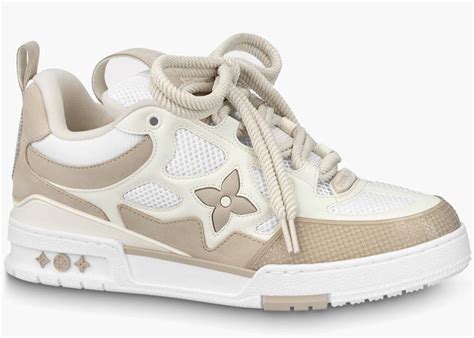 louis vuitton trainer white|louis vuitton beige white trainer.